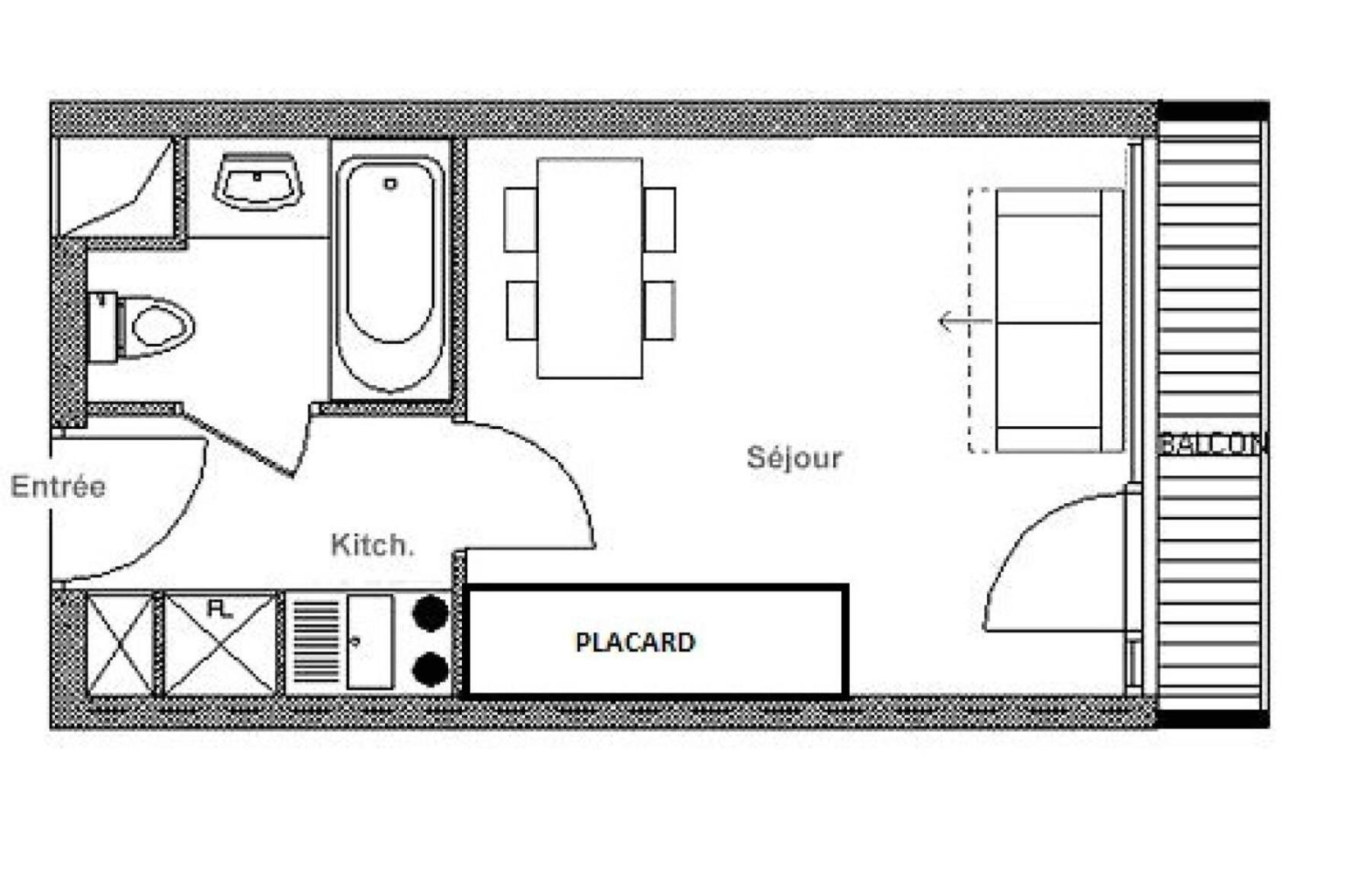 Residence Lac Du Lou - Studio Agreable - Ski Aux Pieds - Balcon Mae-2054 Saint-Martin-de-Belleville Exteriör bild